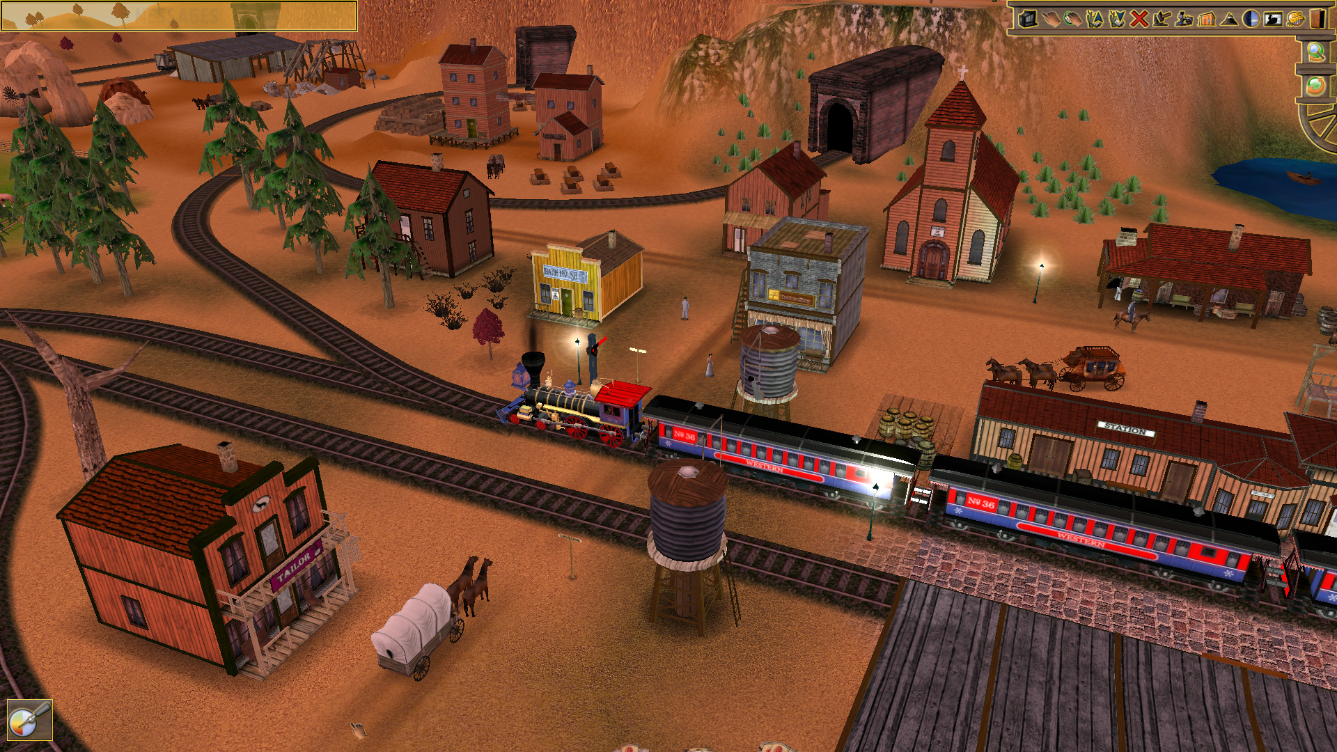 Wild West Steam Loco On Steam - roblox magic railroad games