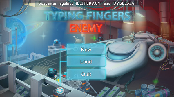 скриншот Typing Fingers - Enemy 4