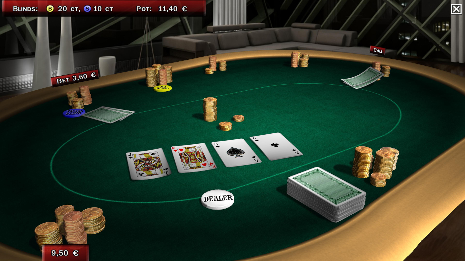 Trendpoker 3D: Free Online Poker on