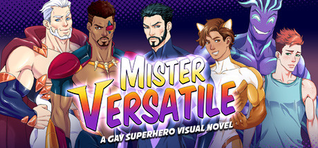 Mister Versatile: A Gay Superhero Visual Novel title image