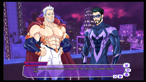 Mister Versatile: A Gay Superhero Visual Novel