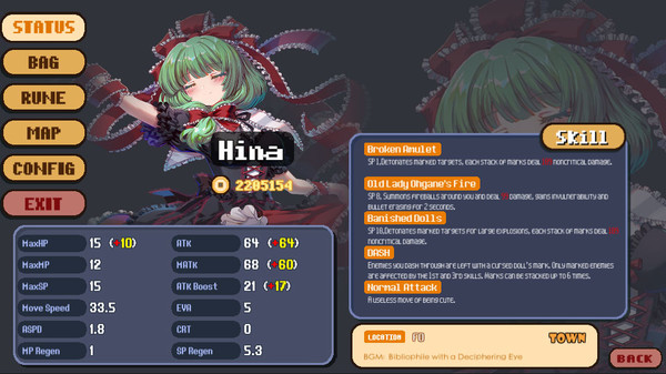 Touhou Blooming Chaos 2 game for windows Pc 1