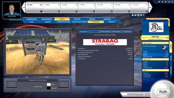 скриншот Handball Manager 2021 2