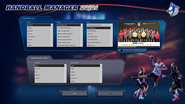 Скриншот из Handball Manager 2021
