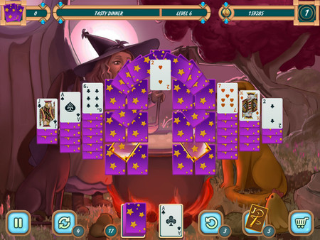 скриншот Sweet Solitaire: School Witch 3