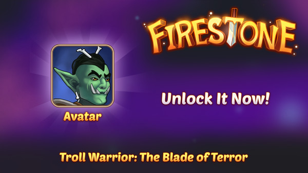 Firestone Idle RPG - Troll Warrior, The Blade of Terror  - Avatar