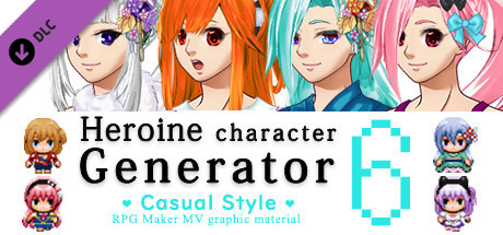RPG Maker MZ - Heroine Character Generator 6 for MZ no Steam
