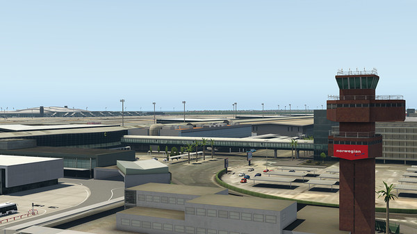 скриншот X-Plane 11 - Add-on: Aerosoft – Airport Barcelona 4