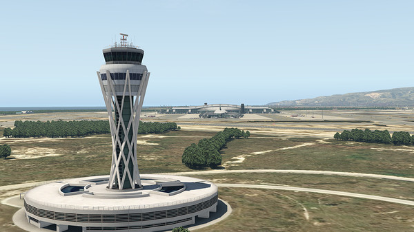 скриншот X-Plane 11 - Add-on: Aerosoft – Airport Barcelona 0