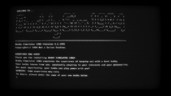Buddy Simulator 1984 game for Linux 1
