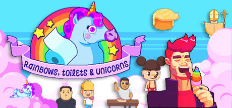 Rainbows, toilets & unicorns! Cover Image
