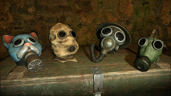 скриншот Zombie Army 4: Gas Mask Headgear Bundle 5