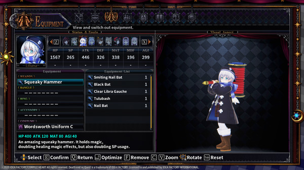 Death end re;Quest 2 - Gag Weapon Set 1