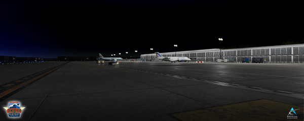 скриншот X-Plane 11 - Add-on: Skyline Simulations - KLGB - Long Beach Airport XP 3