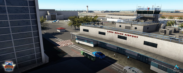 скриншот X-Plane 11 - Add-on: Skyline Simulations - KLGB - Long Beach Airport XP 5