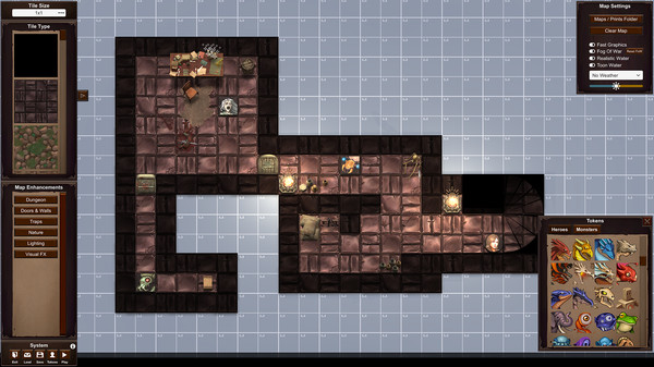 скриншот Digital Dungeon Tiles 1