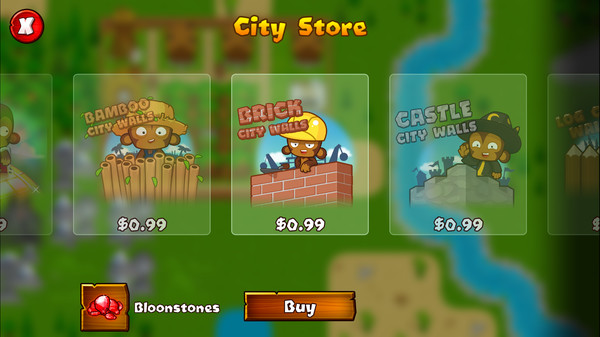 Bloons Monkey City - Brick City Walls