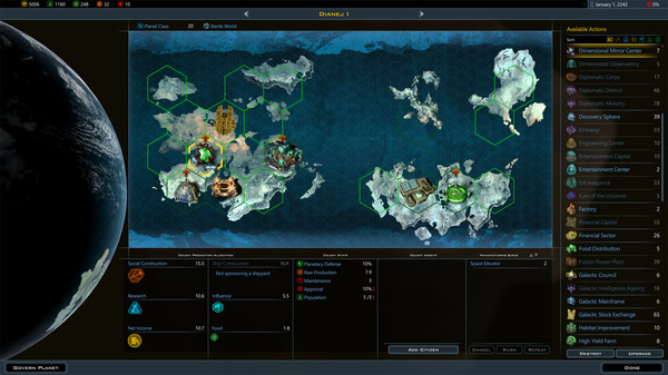 скриншот Galactic Civilizations III - Worlds in Crisis DLC 3