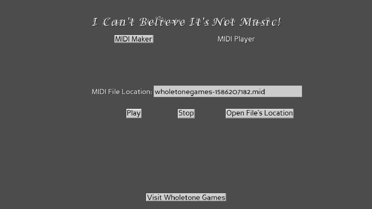 I Can't Believe It's Not Music! #5