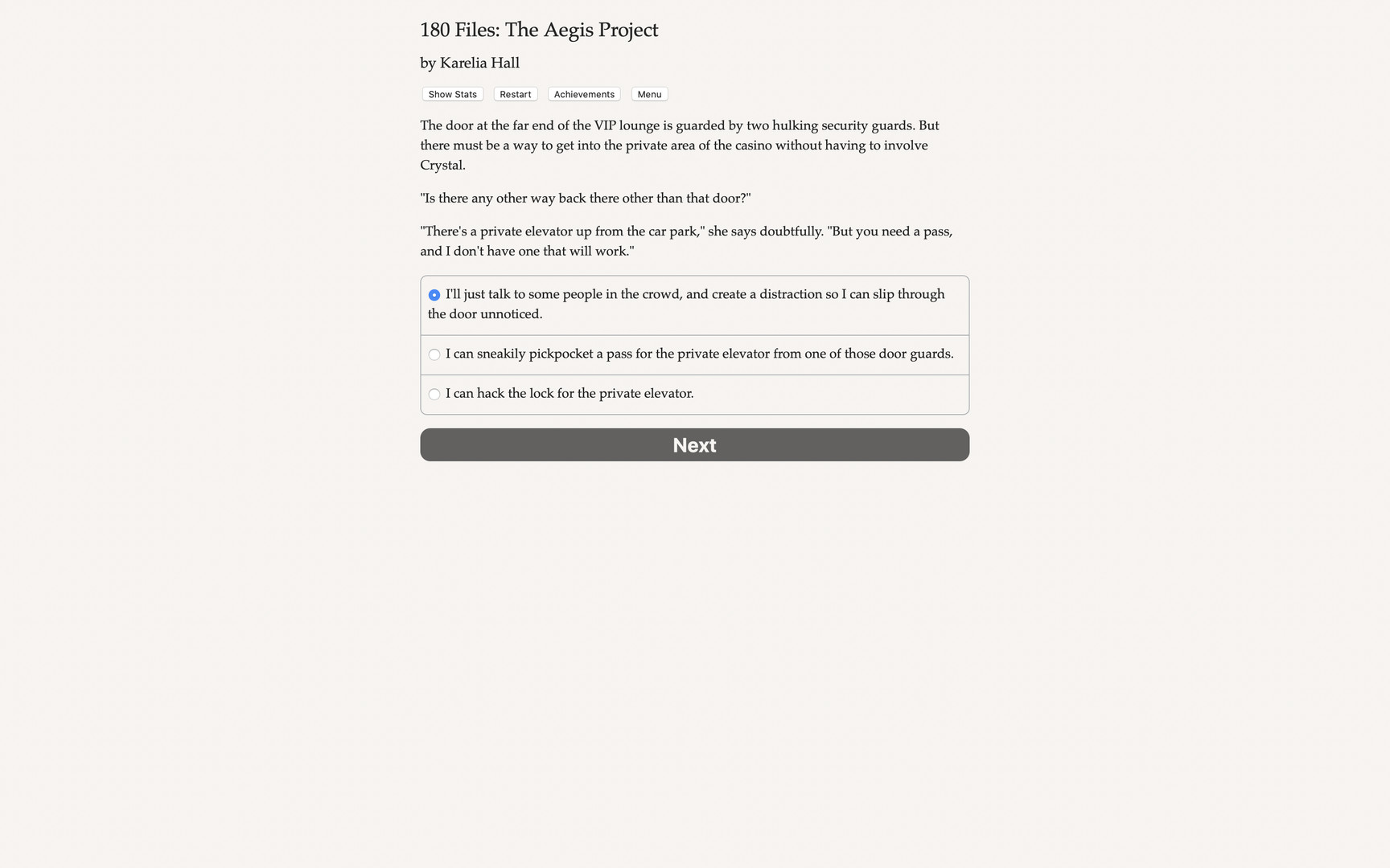 180 Files: The Aegis Project Demo #3