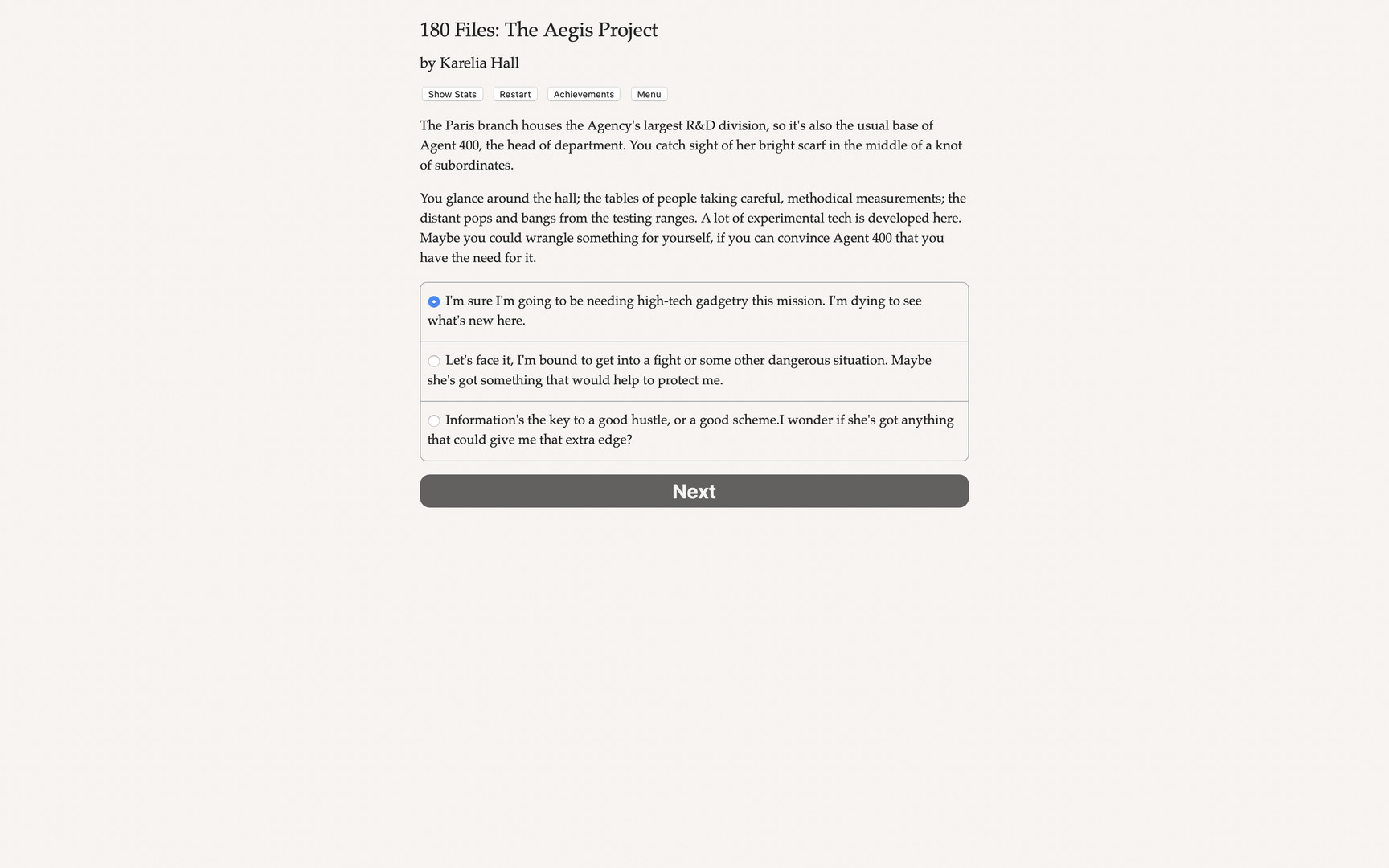 180 Files: The Aegis Project Demo #5