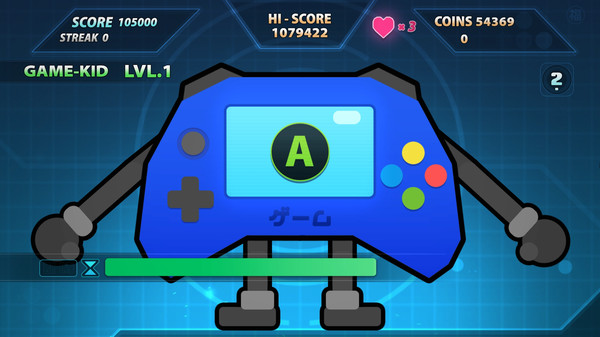 Game-Kun: Input Challenge game for Linux 1