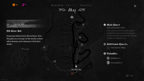 Screenshot of Black Book: Prologue