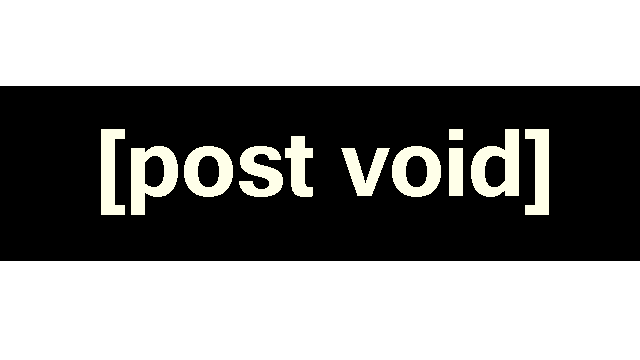 Post Void