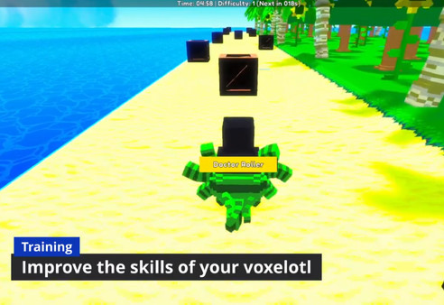 скриншот Voxelotl Garden 2