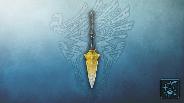 KHAiHOM.com - Monster Hunter World: Iceborne - Pendant: Amber Crystal Knife