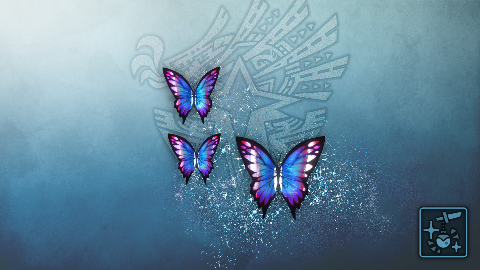 Monster Hunter World: Iceborne - Pendant: Phantom Azure Butterflies Featured Screenshot #1