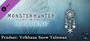 Monster Hunter World: Iceborne - Pingente: Talismã de Neve de Velkhana
