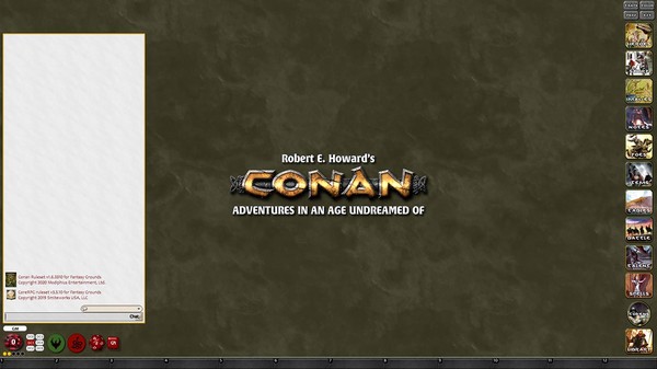 скриншот Fantasy Grounds - Robert E Howard's Conan Roleplaying Game 0
