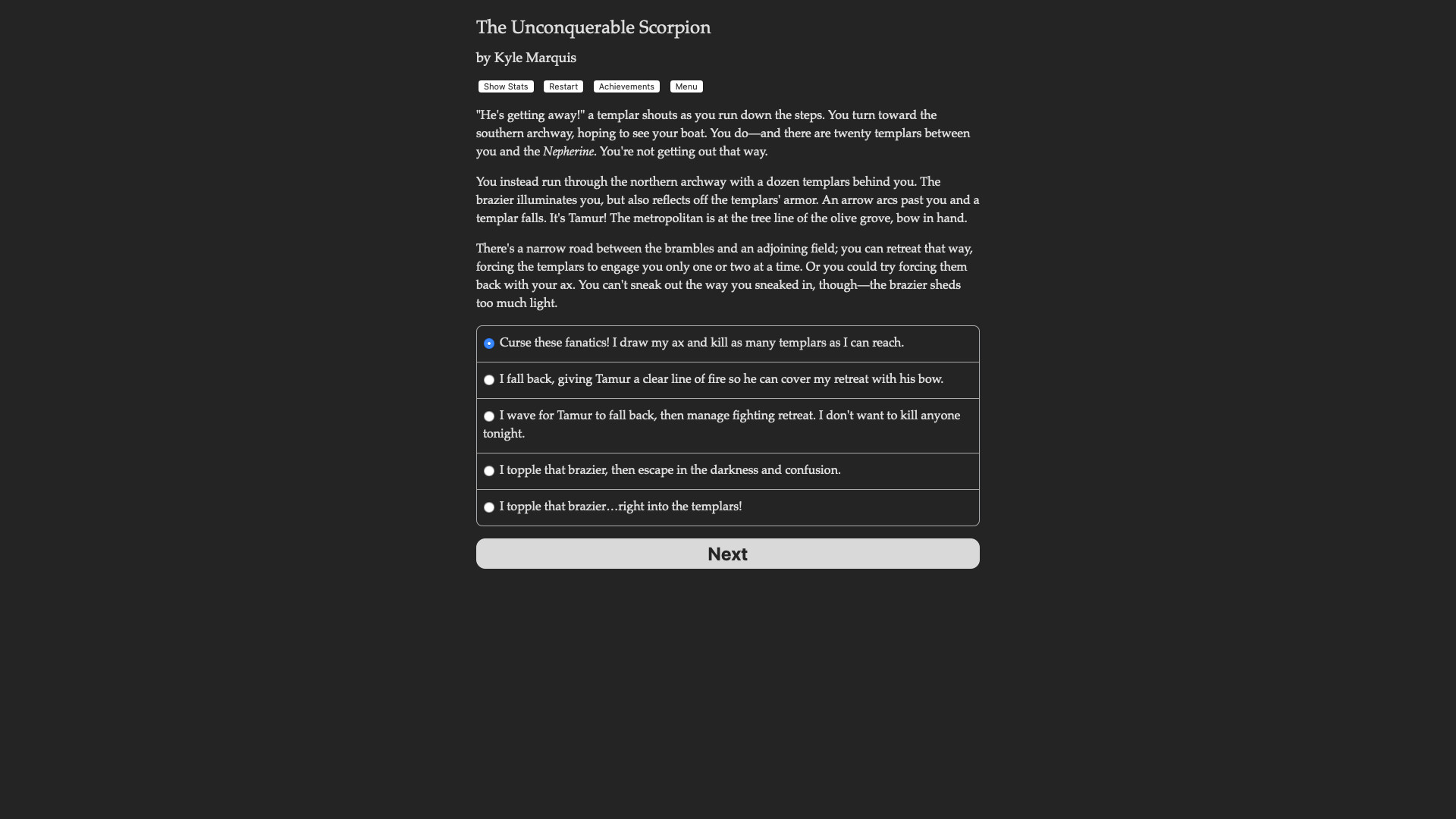 Pon Para and the Unconquerable Scorpion Demo #3