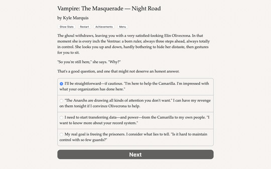 скриншот Vampire: The Masquerade — Night Road 5