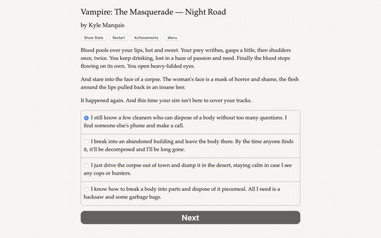 скриншот Vampire: The Masquerade — Night Road 4