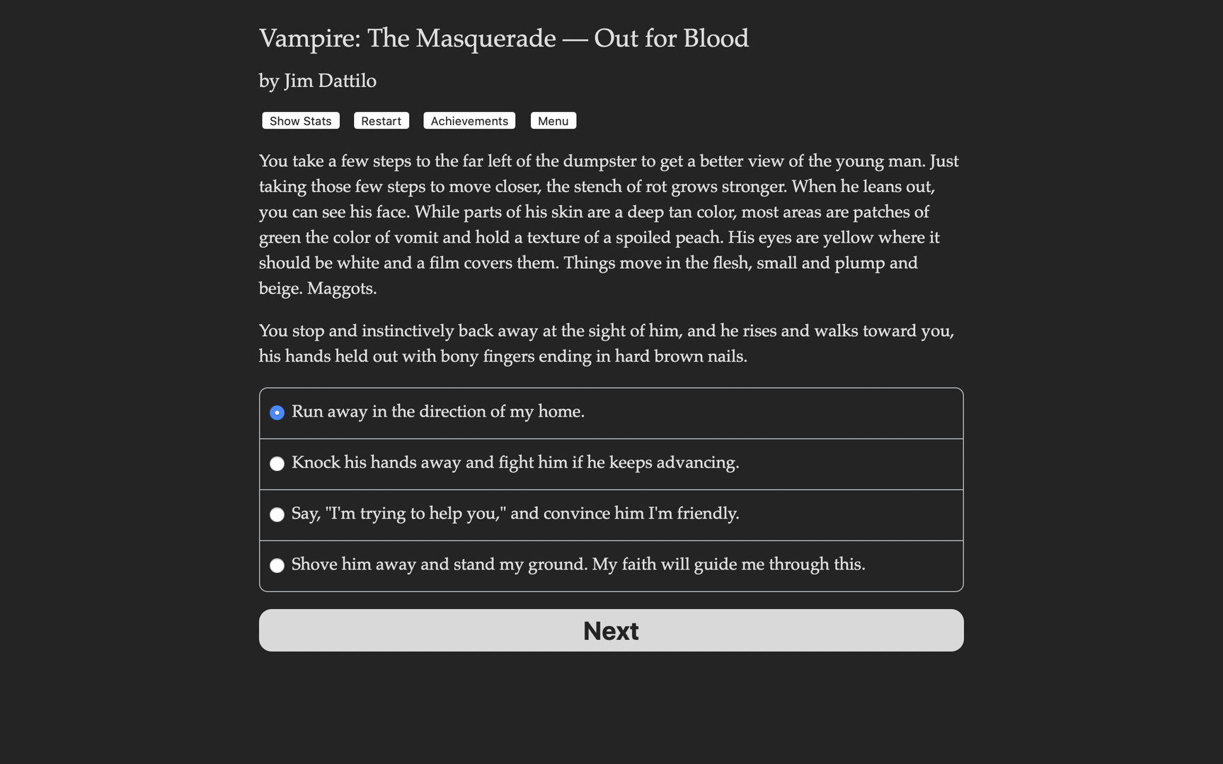 Vampire: The Masquerade — Out for Blood Demo #3