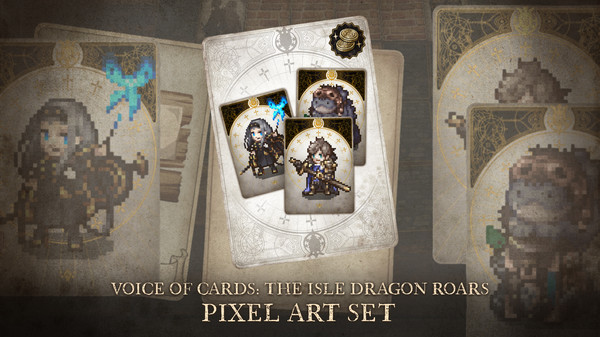 Скриншот из Voice of Cards: The Isle Dragon Roars Pixel Art Set