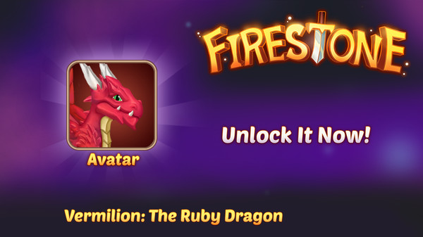 Firestone Idle RPG - Vermilion, The Ruby Dragon - Avatar