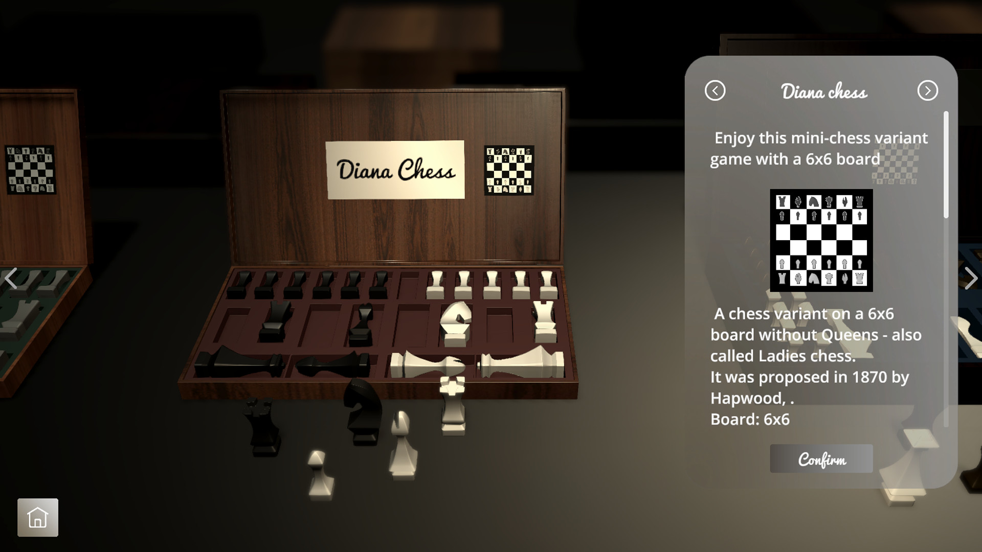 Play Mini Chess 4x5 online 3D or 2D