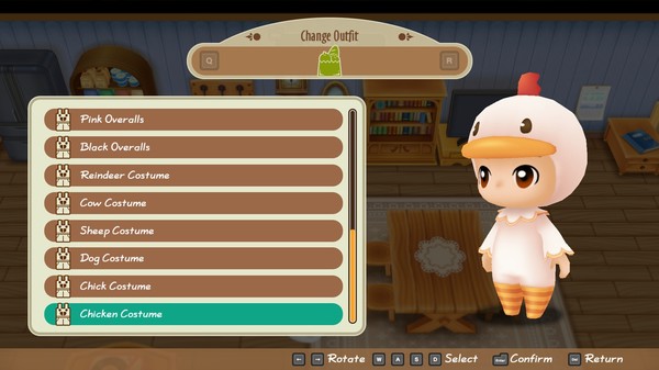 STORY OF SEASONS: Friends of Mineral Town - Chicken Costume for steam