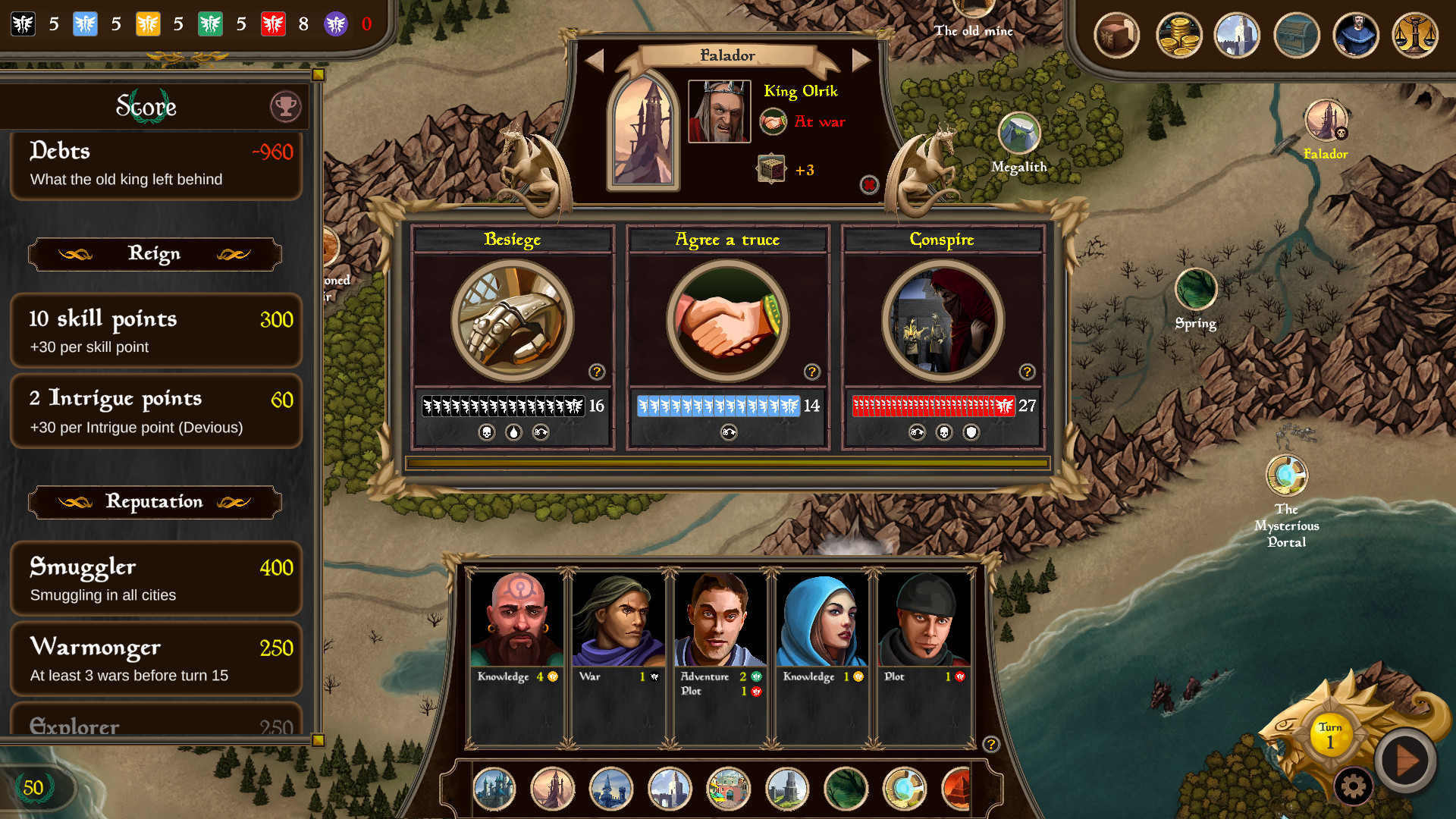 Silmaris: Dice Kingdom screenshot 1