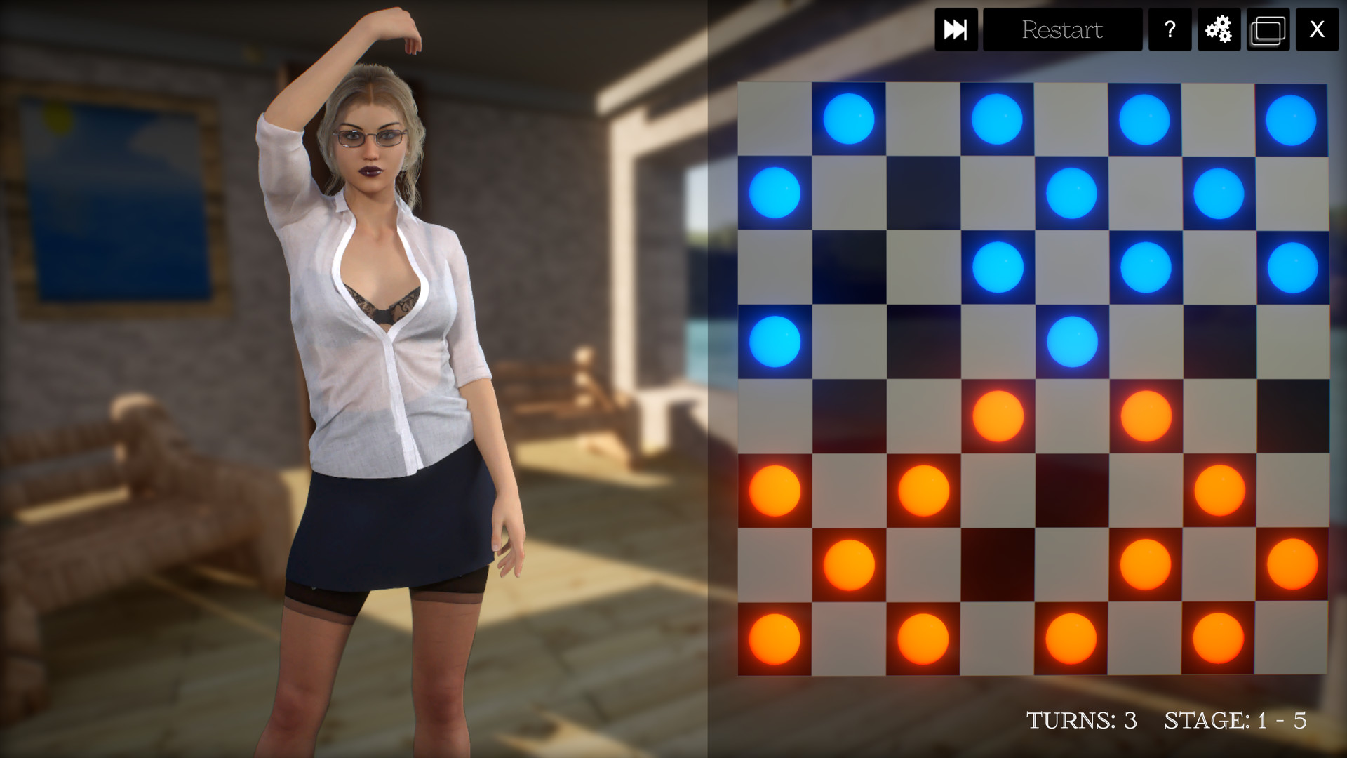 3D Hentai Checkers #3