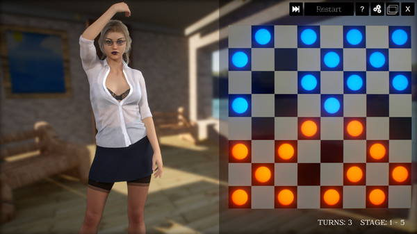 скриншот 3D Hentai Checkers 2