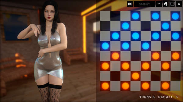 скриншот 3D Hentai Checkers 3
