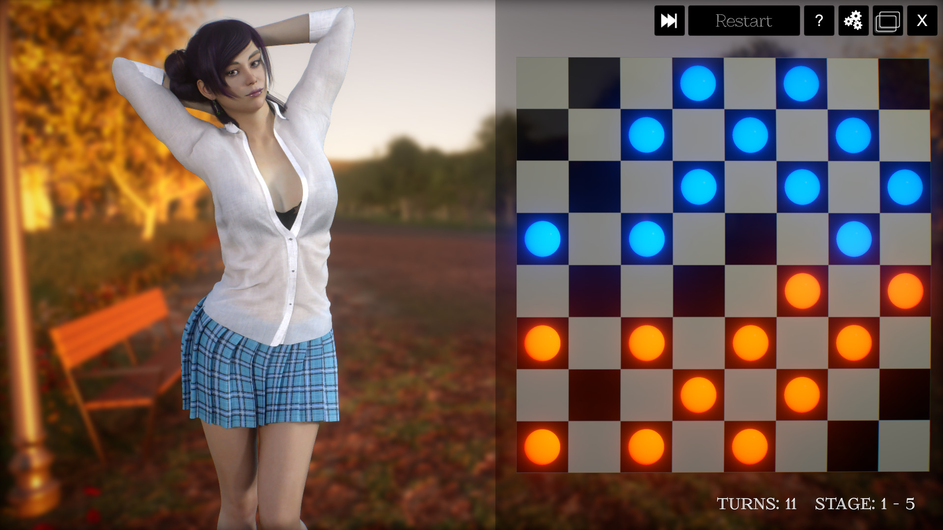 3D Hentai Checkers #2