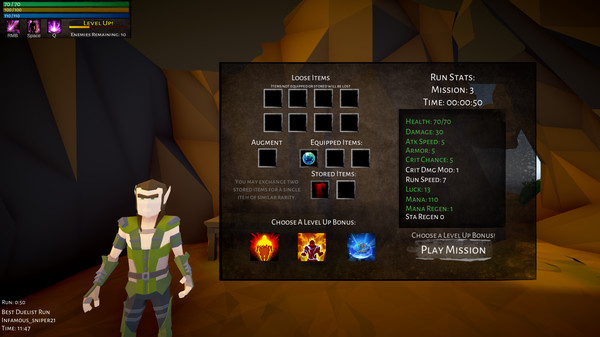 Bragger's Run game for Linux 1