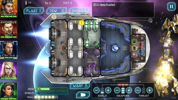 скриншот Heliconian - Starship Crew Control 5