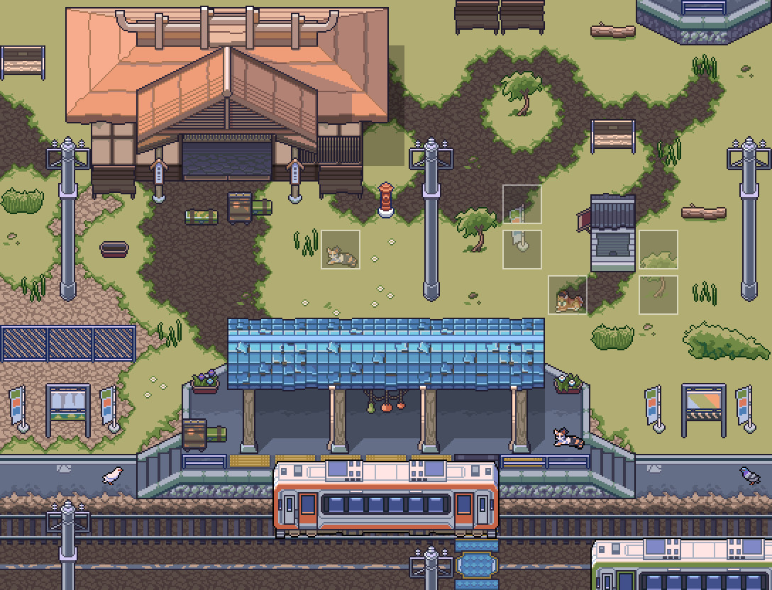 Скидка на RPG Maker VX Ace. Train Station Asset Pack