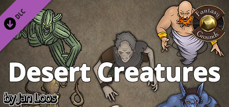 Fantasy Grounds - Jans Token Pack 02 - Desert Creatures banner image